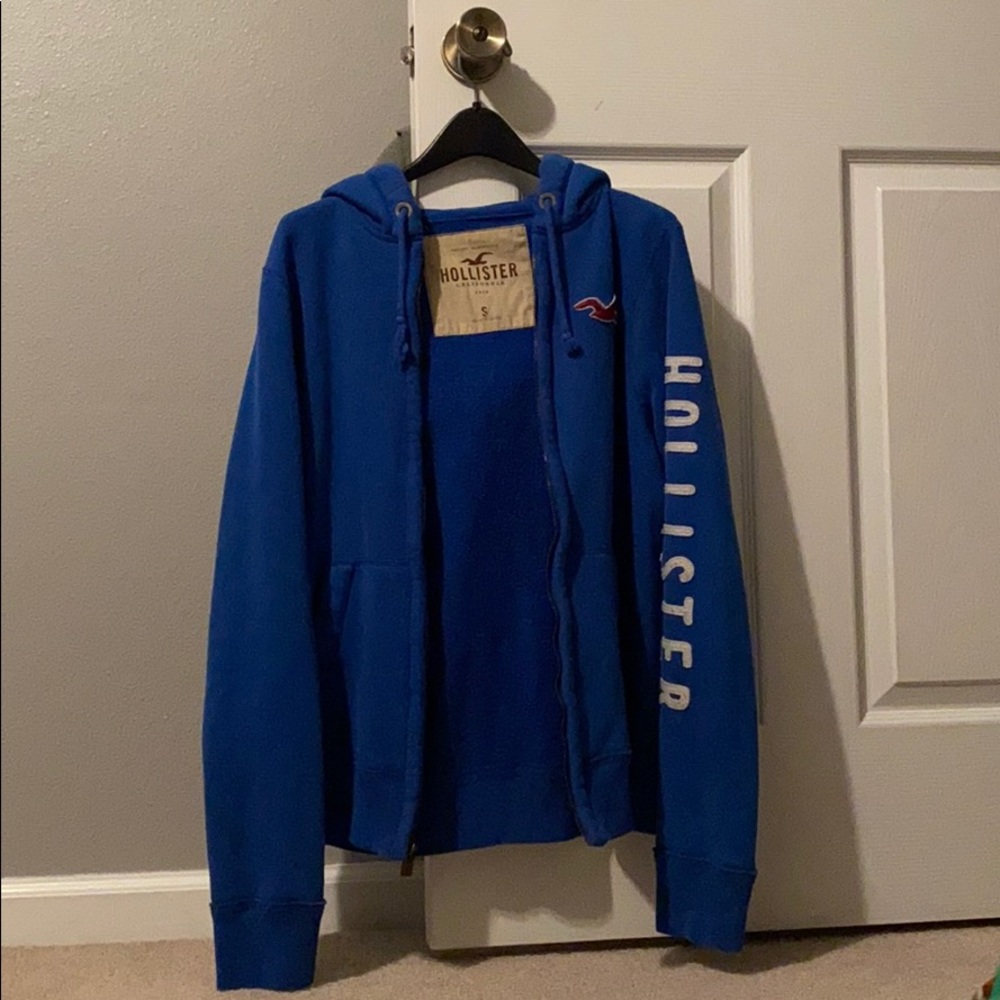Blue Hollister Jacket